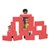 ImagiBricks Giant Building Blocks - Red - 16 Pieces
